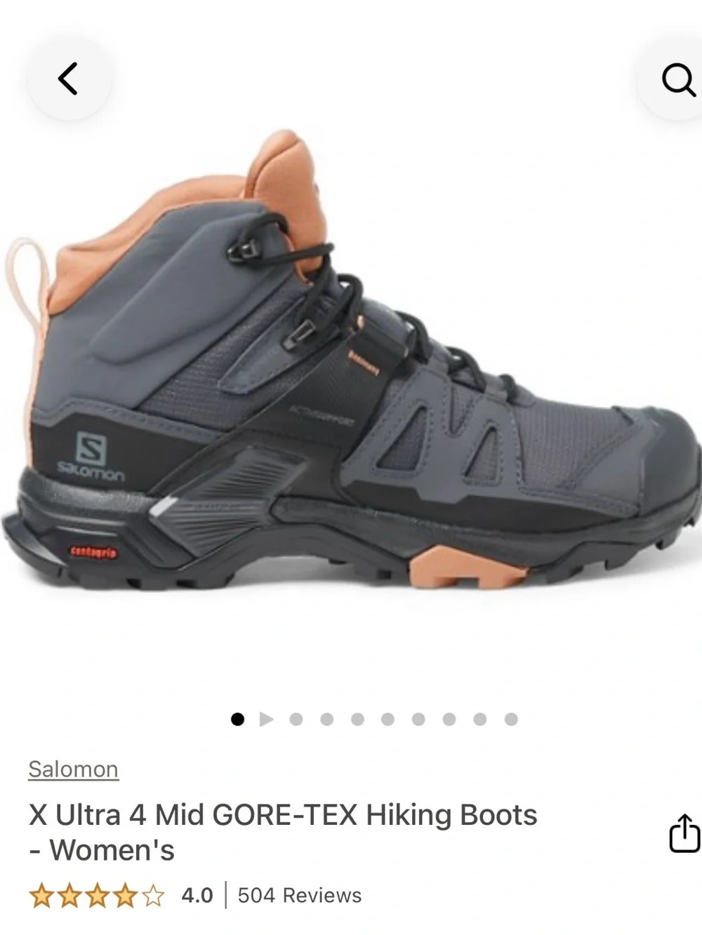 Salomon Women’s X Ultra 4 Mid GORE-TEX Hiking Boots